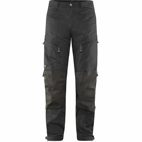 Fjallraven Men Bergtagen Walking Pants Black PH144708 Philippines